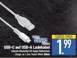 USB-C auf USB-A Ladekabel im Angebot bei EDEKA in Augsburg USB-C auf USB-A Ladekabel Angebote von DINIC bei EDEKA Augsburg für 1,99 €