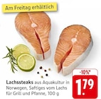 Lachssteaks im Angebot bei EDEKA in Pirmasens Lachssteaks Angebote bei EDEKA Pirmasens für 1,79 €