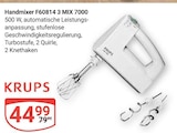 Handmixer F60814 3 MIX 7000 bei GLOBUS im Weischlitz Prospekt für 44,99 €