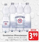 Sprudel im Angebot bei Trinkgut in Rüsselsheim Sprudel Angebote von Gerolsteiner bei Trinkgut Rüsselsheim für 3,99 €