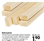 Rahmenholz im Hellweg Prospekt Rahmenholz im aktuellen Hellweg Prospekt für 3,79 €