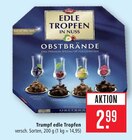 Edle Tropfen in Nuss im Angebot bei Marktkauf in Reutlingen Edle Tropfen in Nuss Angebote von Trumpf bei Marktkauf Reutlingen für 2,99 €