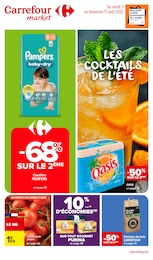 Catalogue Carrefour Market à Thiers, avec 47 pages Prospectus Carrefour Market à Thiers, "LES COCKTAILS DE L’ÉTÉ", 47 pages, 05/08/2025 - 17/08/2025