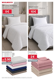 Bettwäsche im Woolworth Prospekt "Aktuelle Angebote" mit 24 Seiten (Stuttgart)