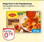 Sauce in der Doppelpackung im Angebot bei GLOBUS in Neubrandenburg Sauce in der Doppelpackung Angebote von Maggi bei GLOBUS Neubrandenburg für 0,79 €