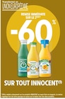 Promo -60% REMISE IMMÉDIATE SUR LE 2ÈME SUR TOUT INNOCENT à  dans le catalogue Intermarché à Montmagny