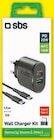 Wall Charger Kit - SBS en promo chez Hyper U Fréjus à 14,99 €