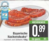Bayerische Nackensteaks Angebote bei E center Rosenheim für 0,89 €