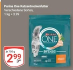 Katzentrockenfutter im Angebot bei GLOBUS in Hürth Katzentrockenfutter Angebote von Purina One bei GLOBUS Hürth für 2,99 €