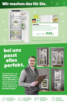 Kühlschrank im aktuellen EP: Prospekt (Frankenthal (Pfalz)) Kühlschrank im EP: Prospekt "Festlich shoppen!" mit 12 Seiten (Frankenthal (Pfalz))