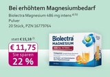 Magnesium 486 mg intens bei mea - meine apotheke im Prospekt "" für 11,75 €