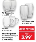 Thermogläser Cappuccino von  im aktuellen Kaufland Prospekt für 3,99 €
