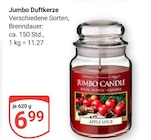 Jumbo Duftkerze im Angebot bei GLOBUS in Salzgitter Jumbo Duftkerze Angebote bei GLOBUS Salzgitter für 6,99 €