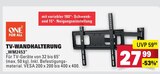 Aktuelles TV-WANDHALTERUNG WM2453 Angebot bei Marktkauf in Filderstadt ab 27,99 €