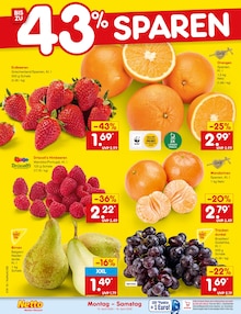 Erdbeeren im Netto Marken-Discount Prospekt "Aktuelle Angebote" mit 65 Seiten (Duisburg)