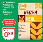 Weizenmehl im Angebot bei GLOBUS in Ludwigshafen Weizenmehl Angebote von GLOBUS bei GLOBUS Ludwigshafen für 0,89 €