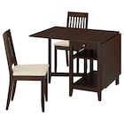 Tisch und 2 Stühle Klapptisch Buchenfurnier, dunkelbraun lasiert/dunkelbraun lasiert Kilanda hellbeige von NÄSINGE / NÄSINGE im aktuellen IKEA Prospekt für 358,98 €