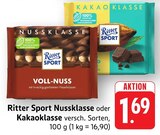 Nussklasse im Angebot bei EDEKA in Hanau Nussklasse Angebote von Ritter Sport bei EDEKA Hanau für 1,69 €