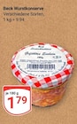 Wurstkonserve im Angebot bei GLOBUS in Wiesbaden Wurstkonserve Angebote von Beck bei GLOBUS Wiesbaden für 1,79 €