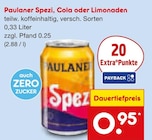 Aktuelle Cola Angebote bei Netto Marken-Discount in Düsseldorf Aktuelles Paulaner Spezi, Cola oder Limonaden Angebot bei Netto Marken-Discount in Düsseldorf ab 0,95 €
