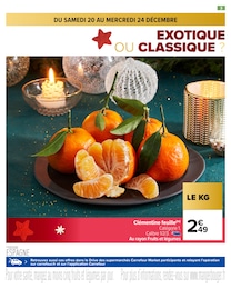 Prix et réduction Clémentine dans le prospectus Carrefour Market en cours Offre Clémentine dans le catalogue Carrefour Market du moment à la page 5