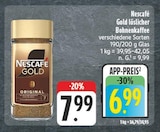 Aktuelles Gold löslicher Bohnenkaffee Angebot bei EDEKA in Jena ab 6,99 €