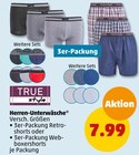 Aktuelles Herren-Unterwäsche Angebot bei Penny-Markt in Reutlingen ab 7,99 €