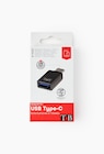 Adaptateur USB C vers USB A TNB ultra compact transfert USB 3.0 rapide - Monoprix Margaret à Paris Adaptateur USB C vers USB A TNB ultra compact transfert USB 3.0 rapide en promo chez Monoprix Margaret Paris à 7,34 €