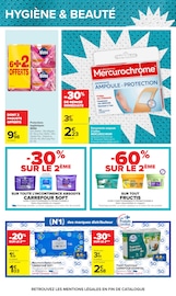 Promotion Mouchoirs dans le prospectus Carrefour, valable du 02/06/2026 au 15/06/2026 Promo Mouchoirs dans le catalogue Carrefour du moment à la page 57
