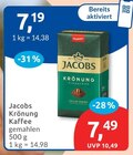 Aktuelle Jacobs Angebote bei budni in Lübeck Aktuelles Krönung Kaffee Angebot bei budni in Lübeck ab 7,19 €