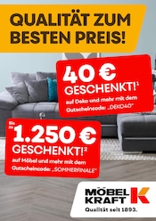 Handtücher Angebote im Prospekt "QUALITÄT ZUM BESTEN PREIS" von Möbel Kraft auf Seite 1