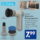 Elektrische Reinigungsbürste von Ambiano im aktuellen ALDI SÜD Prospekt für 7,99 €