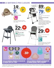 Chaise en promo dans le catalogue E.Leclerc à la page 6