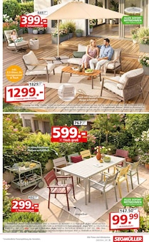 Gartenmöbel im Segmüller Prospekt "Gartenmöbel" mit 24 Seiten (Darmstadt)