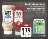 Tomaten Ketchup Angebote von Papa Joe's bei E center Würzburg für 1,59 €