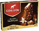 Bâtonnets glacés chocolat noisettes vanille - CÔTE D'OR dans le catalogue Casino Supermarchés