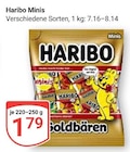 Minis Angebote von Haribo bei GLOBUS Wolfenbüttel für 1,79 €