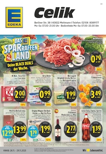 EDEKA Prospekt der Woche "Aktuelle Angebote" Seite 1, 24.11.2025 bis 29.11.2025 für Mettmann Aktueller EDEKA Prospekt "Aktuelle Angebote" Seite 1 von 24 Seiten für Mettmann