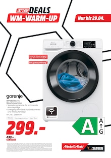 Waschmaschine im MediaMarkt Saturn Prospekt "LET'S GO! DEALS WM-WARM-UP" mit 20 Seiten (Ahlen)
