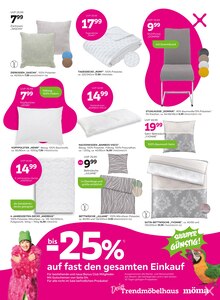 Bettdecke im mömax Prospekt "Bis -25% auf fast den gesamten Einkauf" mit 16 Seiten (Wiesbaden)