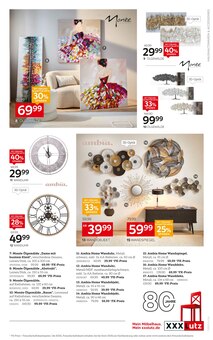 Wanduhr im aktuellen XXXLutz Möbelhäuser Prospekt (Braunschweig) Wanduhr im XXXLutz Möbelhäuser Prospekt "10.000e Artikel dauerhaft günstig!" mit 20 Seiten (Braunschweig)