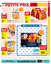 Saumon Angebote im Prospekt "GROS VOLUMES = PETITS PRIX" von Carrefour auf Seite 21