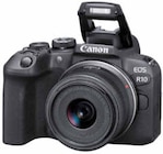 EOS R10 + RF-S 18-45 mm Systemkamera im MediaMarkt Saturn Prospekt EOS R10 + RF-S 18-45 mm Systemkamera von Canon im aktuellen MediaMarkt Saturn Prospekt für 899,00 €