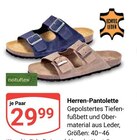 Herren-Pantolette Angebote bei GLOBUS Bad Kreuznach für 29,99 €