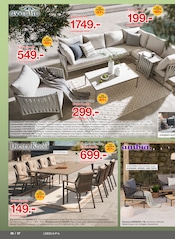 Aktueller Möbelzentrum Pforzheim Prospekt mit Terrassenmöbel, "WOHNTRÄUME ERFÜLLEN. TRAUMREISE GEWINNEN.", Seite 6