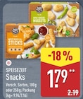 Snacks von Speisezeit im aktuellen ALDI Nord Prospekt