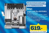 Luxe Café Pro ES701EU Kaffeemaschine von Ninja für 619,00 € bei EURONICS im Angebot Luxe Café Pro ES701EU Kaffeemaschine von Ninja im aktuellen EURONICS Prospekt