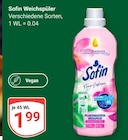 Aktuelle Weichspüler Angebote bei GLOBUS in Salzgitter Aktuelles Weichspüler Angebot bei GLOBUS in Salzgitter ab 1,99 €