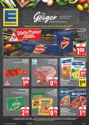 Aktueller EDEKA Niedernhall Prospekt "Wir lieben Lebensmittel!" mit 28 Seiten