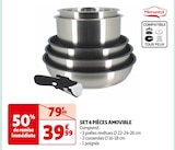 SET 6 PIÈCES AMOVIBLE - Menastyl en promo chez Auchan Supermarché Issy-les-Moulineaux à 39,99 €